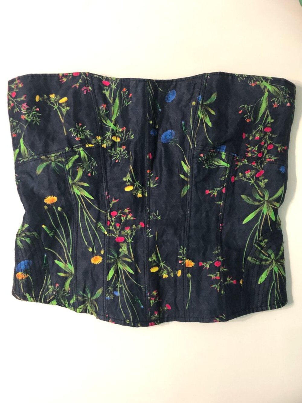 Marissa Webb floral jacquard runway Sienna corset top - Picture 4 of 7